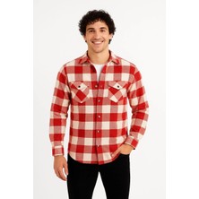 Glam Love Oduncu Gömlek Kırmızı -