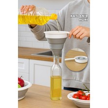 Feyza Design Katlanabilir Silikon Huni, Şişe ve Kavanoz Için Çok Amaçlı Kullanım