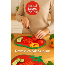 Feyza Design Kaydırmaz ve Leke Tutmaz Sebze Meyve Kesim Tahtası