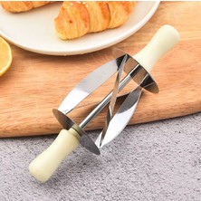 Feyza Design Üçgen Hamur Kesme Aparatı, Döner Kruvasan ve Elmalı Kurabiye Için