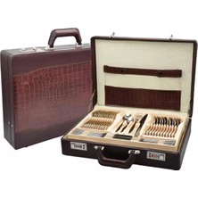 Gürtuz 304 Paslanmaz Çelik Platin Seri 72 Parça 18/10 Çatal Kaşık Bıçak Takımı