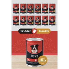 Reflex Plus Parça Kuzu Etli Köpek Konservesi 12X400 gr