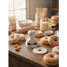 Feyza Design 10 cm Profesyonel Donut Kesme Aparatı, Kolay ve Hızlı Kullanım