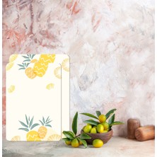 Feyza Design Çiftli Cam Kesme ve Sunum Tahtası Takımı, Renkli Desenli, 20X30 ve 25X35 cm