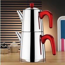 Gürtuz 304 310 316 Kalite Gürçelik Çaydanlık Takım 1.7 Litre 2.2 Litre