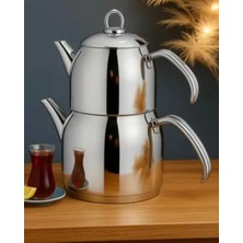 Gürtuz 304 310 316 Kalite Gürçelik Çaydanlık Takım 1.7 Litre 2.2 Litre
