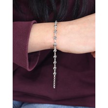 Midyat Nurtaş Gümüş Fıskiye Tasarım 925 Ayar Gümüş Telkari Kadın Bileklik 201025230