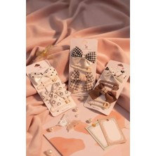 Miniso Fiyonk Desenli Çıt Çıt Tokalar