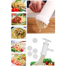 Feyza Design 5 Başlıklı Makarna Yapım Aparatı, Şehriye ve Spagetti Makinesi