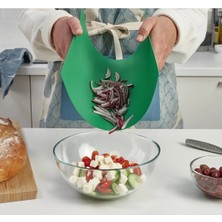 Feyza Design Esnek Kesme Tahtası 2'li Set, 28X36 Cm, Açık ve Koyu Yeşil Renk