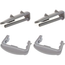 Süppürge Arçelik Ile Uyumlu Beko Bulaşık Makinesi 2 Ön ve 2 Arka Ray Kapağı Seti