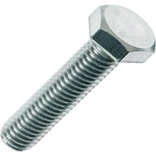 Std M10X60 50 Adet Galvanizli Tam Diş Civata 8.8 Dın 933