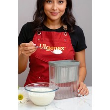 Feyza Design Çelik Süzgeçli Yoğurt ve Peynir Altı Suyu Ayırıcı Set