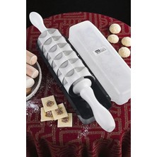 Feyza Design 7 Bıçaklı Mantı Merdane Kesme Aparatı, Pratik ve Hızlı Kullanım