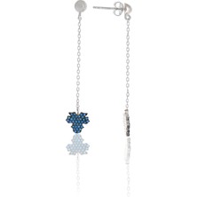 Midyat Nurtaş Gümüş Çınar Tasarım Firuze Taşlı Gümüş Kadın Küpe 201025098