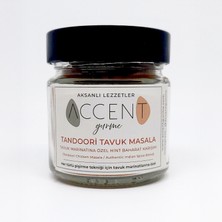 Accent Gurme Tandoori Tavuk Masala (Tavuk Marinatına Özel Hint Baharat KARIŞIMI)-90GR (Cam Kavanoz)