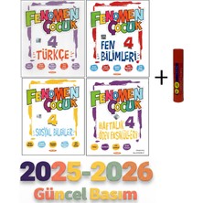 Fenomen Yayıncılık Fenomen Çocuk 4.sınıf Türkçe+Hayat Bilgisi+Fen Bilimleri+Haftalık Ödev Fasikülleri+Hediye