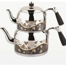 Gürtuz 304 310 316 Kalite Gürçelik Çaydanlık Takım 1.7 Litre 2.2 Litre