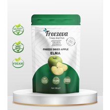 Freezeva Dondurularak Kurutulmuş Elma (Kırmızı) 20 gr - Freeze Dried Elma Kuru Meyve Cipsi