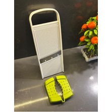 Feyza Design Çok Fonksiyonlu 3 Kademeli Mandolin Dilimleyici, Paslanmaz Çelik Bıçak