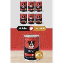 Reflex Plus Parça Kuzu Etli Köpek Konservesi 6X400 gr