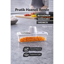 Feyza Design Pratik Sarımsak Rendesi, Bpa Free, Paslanmaz Çelik Bıçaklı
