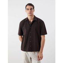 Lc Waikiki Yeni Sezon Rahat Kalıp Kısa Kollu Poplin Erkek Gömlek