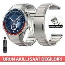 Dexmon Huawei Watch Gt2 Gt2e Gt3 Gt4 Gt5 Gt6 Gt7 Pro Se Elite 46MM Uyumlu 22MM Titanyum Metal Kordon