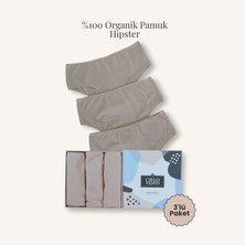Cielo Venti Must Have | 3'lü Organik Pamuk Hipster Külot