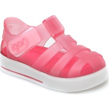 Igor Star Pembe Çocuk Sandalet Suni Deri Kız Çocuk İçin Rahat ve Şık Tasarım