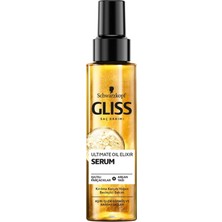 Gliss Ultimate Oil Elixir Serum 100 ml Argan Yağı İçeren Onarıcı Saç Bakımı Aşırı Yıpranmış Saçlar İçin