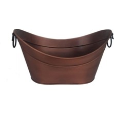 Özgürce Doğal Ahşap Kovası, Dayanıklı ve Şık Bahçe Dekorasyonu Aksesuarı