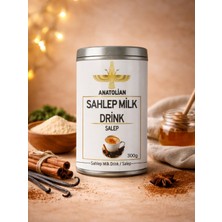 Airobazar Sütlü Toz Sahlep 300 Gr, Orijinal Lezzet, Kıvamlı ve Aromatik Sıcak Içecek