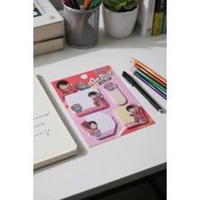 Miniso One Piece Koleksiyonu Mini Figür Yapışkan Not Seti (4 Parça)