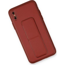 isiltikidsmoda Newface iPhone Xs Max Kılıf Coco Deri Standlı Kapak - Fuşya