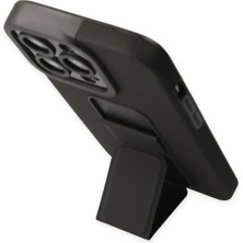 isiltikidsmoda Newface iPhone 13 Pro Max Kılıf Mega Standlı Silikon - Siyah