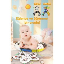 Sozzy Yenidoğan Bebek Tummy Time Montesori Yastık Oyuncağı 0-6 6-12 12-18 Ay