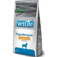 Vet Life Natural Hypoallergenic Balık ve Patatesli Diyet Yetişkin Köpek Maması 12 kg
