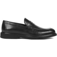 Celal Gültekin Erkek Siyah Deri Loafer