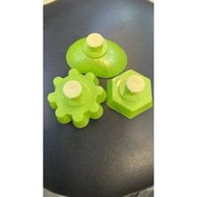 Feyza Design Hatay Yöresel Plastik Kömbe ve Kerebiç Kalıbı Seti 3'lü