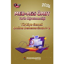 Pegem Kampüs 2026 MEB-AGS ÖABT Tarih Öğretmenliği Türkiye Geneli Online Deneme