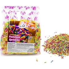 Feyza Design Renkli Pasta Süsü Granül 1kg, Şık ve Leziz Dekorasyon Malzemesi