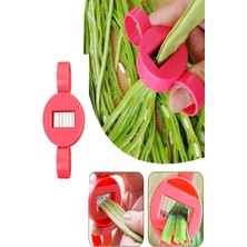 Feyza Design Ayarlanabilir Yeşil Fasulye ve Bamya Dilimleme Kesici, Pratik ve Kolay Kullanım
