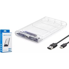 Toptangidiyor Kutusu Şeffaf Type-C HDX1766