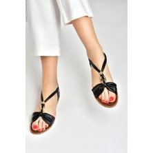 Fox Shoes Siyah Günlük Kadın Sandalet M258313509
