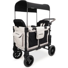 Wonderfold W2 Luxe Pro Ikili Bebek Arabası Vagonu - Kum Beji