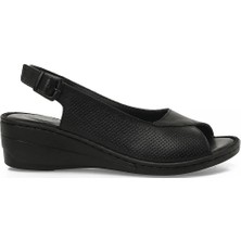 Polaris 5 Nokta 105809.Z6FX Siyah Kadın Comfort Sandalet