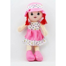 Sozzy Kız Oyuncak Bebek Elbiseli Oyuncak 50 cm Bez Bebek