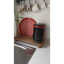 Feyza Design Şık Ahşap Kesme Tahtası ve Sunumluk Takımı, Modern Tasarım