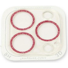 isiltikidsmoda Newface iPhone 13 Pro Shine Kamera Lens Koruma Cam - Pembe